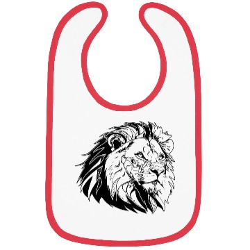 Discover Lion Face Bibs