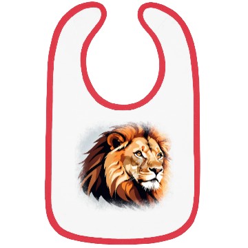 Discover Lion Face Bibs
