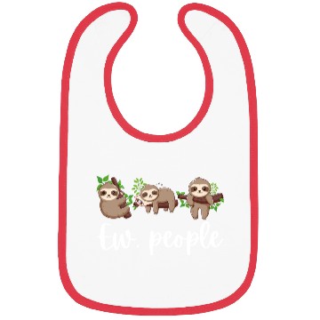 Discover Sloth Ew People Funny Sloth Lover Gifts Bibs