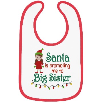 Discover santa is promoting me big sister Bibs