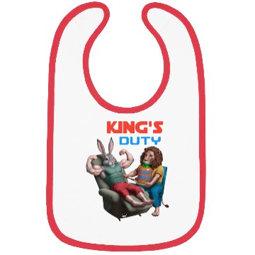 Discover "Royal Rabbit: A Majestic Monarch's Journey" Bibs