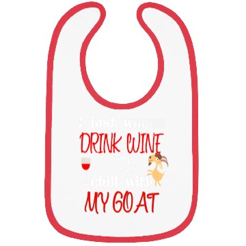Discover Wine Lover Goat Mom Dad Crazy Goat Farmer Lady Bibs