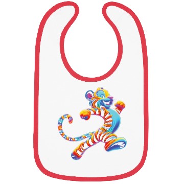 Discover Fun neon tiger (Dark better) Bibs
