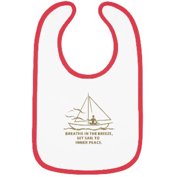 Discover Sailing Breathe Serenity Sailboat Bibs