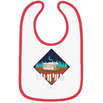 Discover CAMPING LIFE (pd119) Bibs