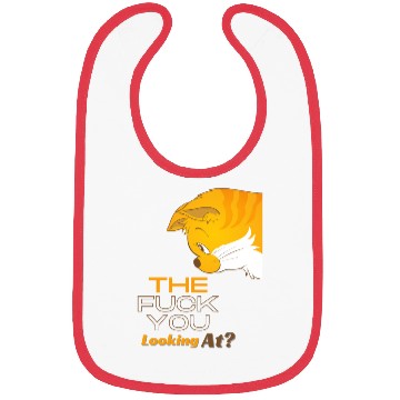 Discover Funny cat Bibs design.