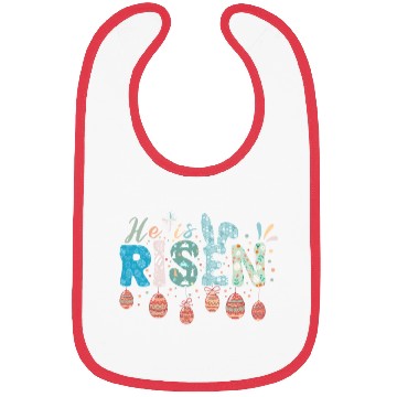 Discover He Is Risen Easter Celebration Theme Bibs