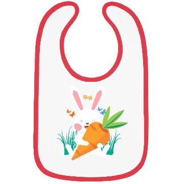 Discover hello spring Bibs
