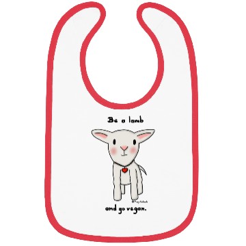 Discover Be a Lamb and Go Vegan Bibs