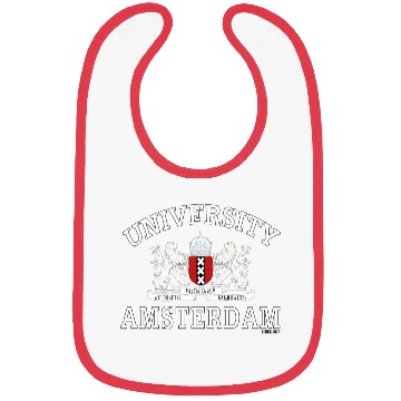 Discover Amsterdam University Emblem A Legacy of Excellence Bibs