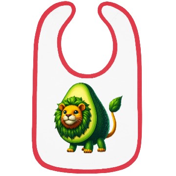 Discover Avocado Lion Bibs