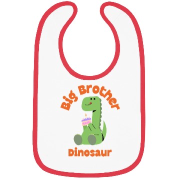 Discover Big Brother Dinosaur Bibs