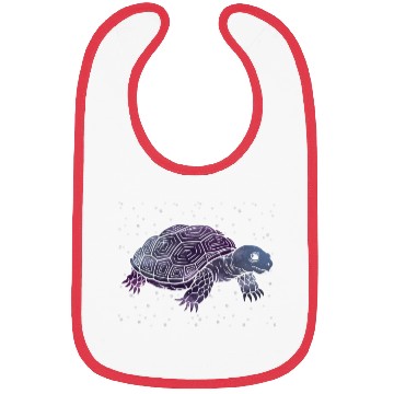 Discover Galactic Turtle Journey Under Starlight Bibs