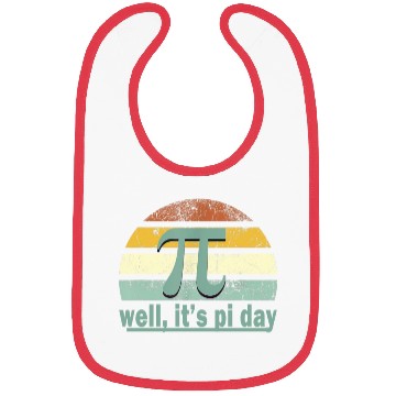 Discover Well It's Pi day Bibs