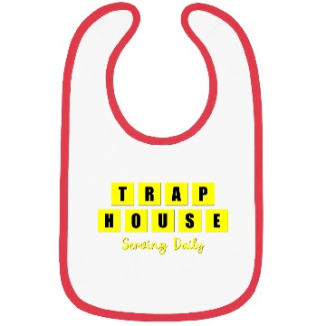Discover Trap House Serving Daily Black Waffle Bibs