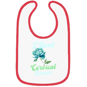 Discover Cervical Cancer Awareness I Beat Cervical Cancer Bibs