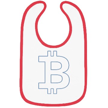Discover Bitcoin Silhouette Pocket Currency Store Bibs