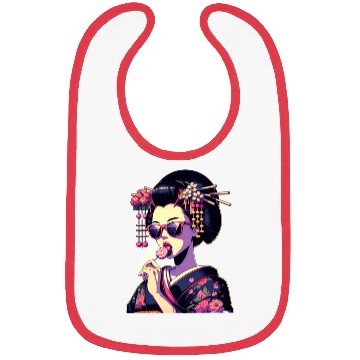 Discover Japanese Geisha in Kimono, Geishas from Kyoto Bibs
