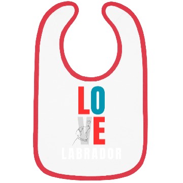 Discover Labrador Love | Dog Lover Bibs