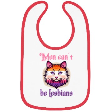Discover Men can't be lesbians Bibs