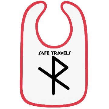Discover Runic symbol Viking SAFE TRAVEL Bibs