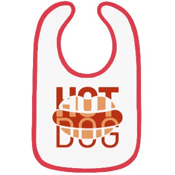 Discover hotdog grapic icon Bibs
