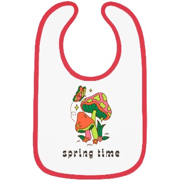 Discover Funny retro hello spring time groovy flowers cute Bibs