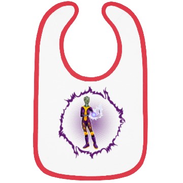Discover Reptilian Alien With Energy Ball Bibs