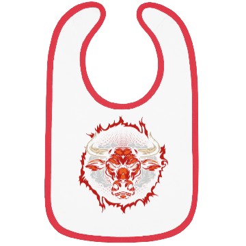 Discover Angry Bull Bibs