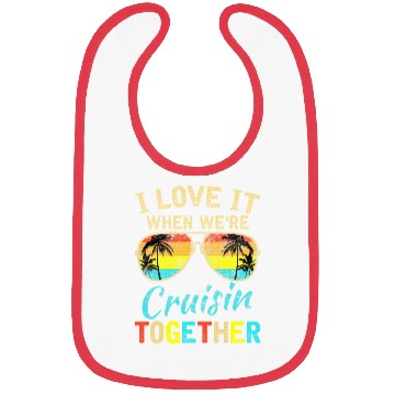 Discover Cruise Ship Vacation Friends Buddies Couples Bibs