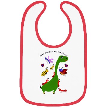 Discover Beautiful Baby dinosaur and her friends  D83E DD70 D83E DD70 D83E DD70 Bibs