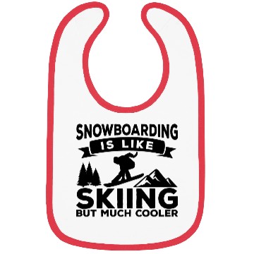 Discover Funny Snowboarding Quote Bibs