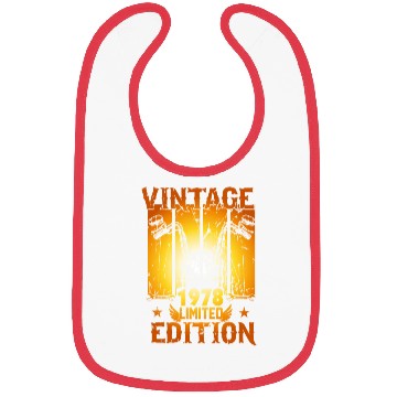 Discover Vintage 1978 Limited Edition, Motorcycle Lover Bibs