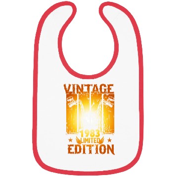 Discover Vintage 1983 Limited Edition, Motorcycle Lover Bibs