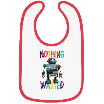 Discover Nothing Wasted Robot Bibs