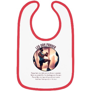 Discover Weight Lifting Leg Day Prayer Bibs