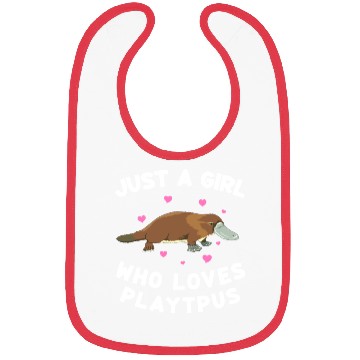 Discover Just a girl who loves platypus funny Platypus Bibs