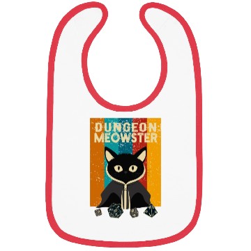 Discover Dungeon Meowster Bibs