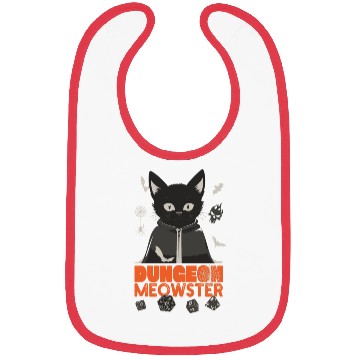 Discover Dungeon Meowster Bibs