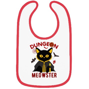 Discover Dungeon Meowster Bibs