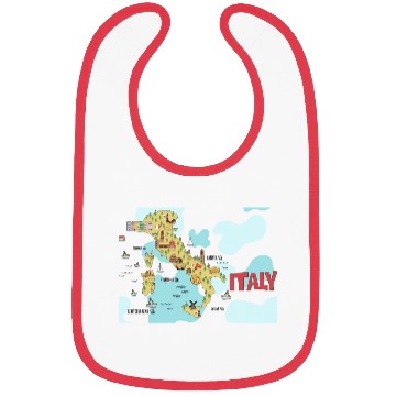 Discover City Illustrations Italy World Map Travel Map Bibs