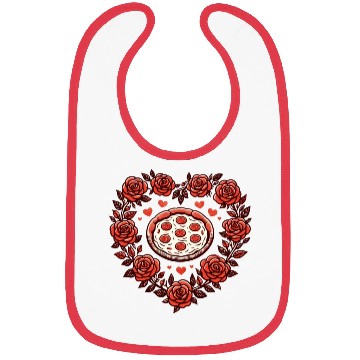 Discover Pizza Lover Bibs