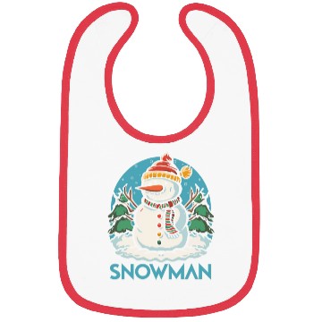 Discover Snowman Bibs design premium