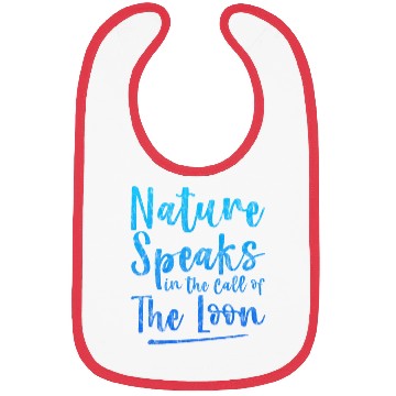 Discover Nature Speaks In The Call Of The Loon 3 Bibs