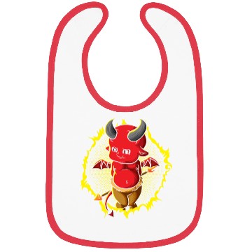 Discover The Little Baby Devil With Trident Bibs