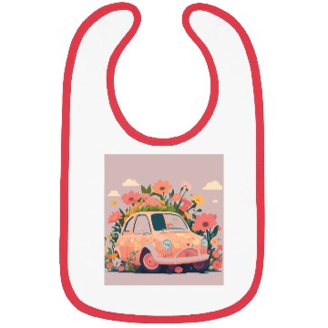 Discover Spring Flower and Old Car Bibs