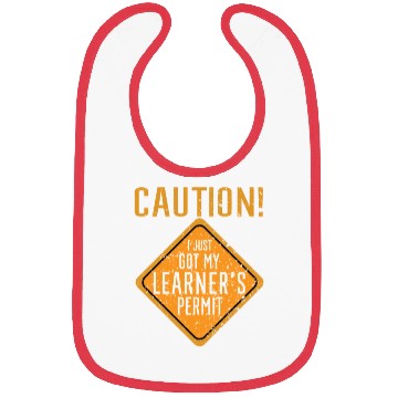 Discover I just got my learner's permit funny girl driver Bibs