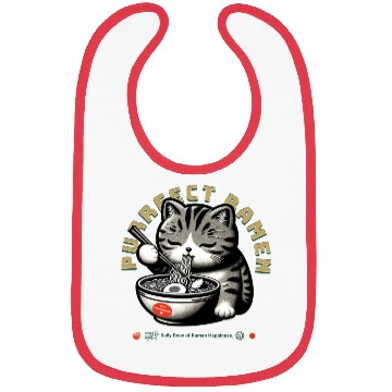 Discover Purrfect Ramen Bliss Bibs