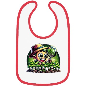 Discover Vegan Agriculture Growing Sprouts Vegetables Bibs