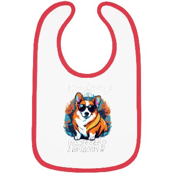 Discover Corgi Dog Pawfectly Adorable Bibs